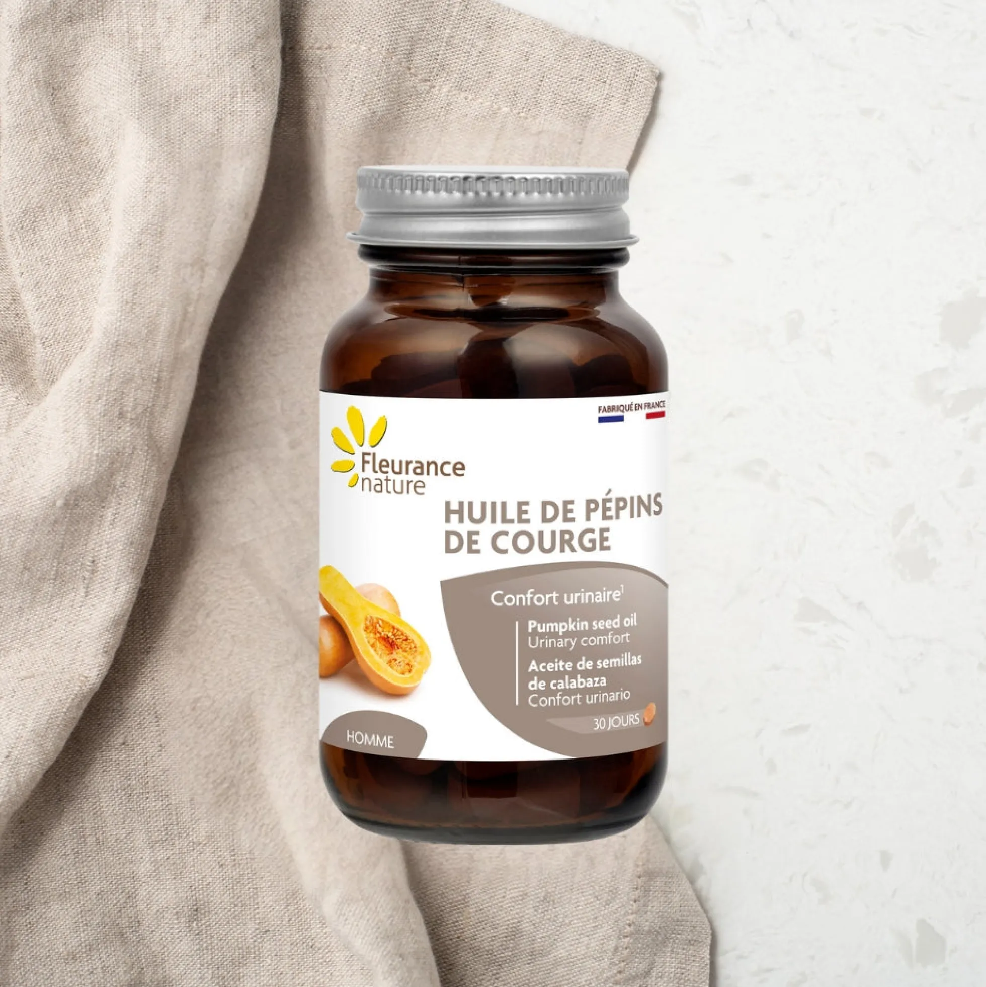 Aceite De Semillas De Calabaza Fleurance Nature 60 Cápsulas