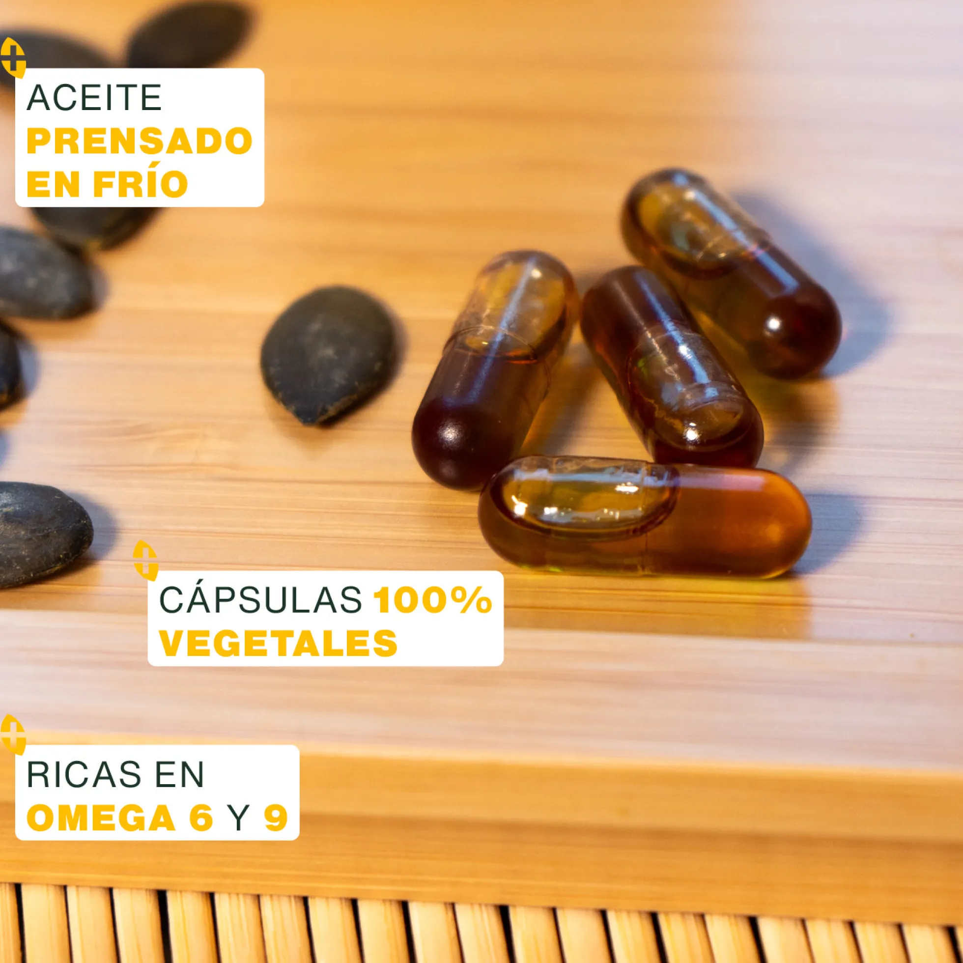 Aceite De Semillas De Calabaza Bio | 180 Cápsulas