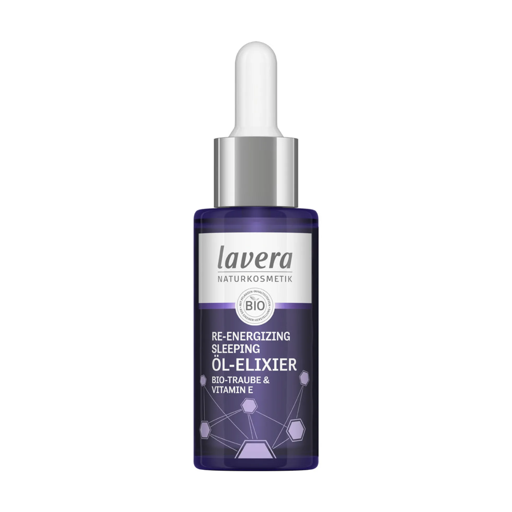 Aceite elixir sleeping reparador uva bio y vitamina e Lavera 30 ml