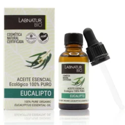 Aceite Esencial de Eucalipto 100% Puro Labnatur Bio 30 ml | Masajes, Baño y Difusor | Frescor Balsámico | Vegano