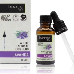 Aceite Esencial de Lavanda 100% Puro Labnatur Bio 30 ml | Piel, Masajes y Difusor | Aroma Relajante | Vegano