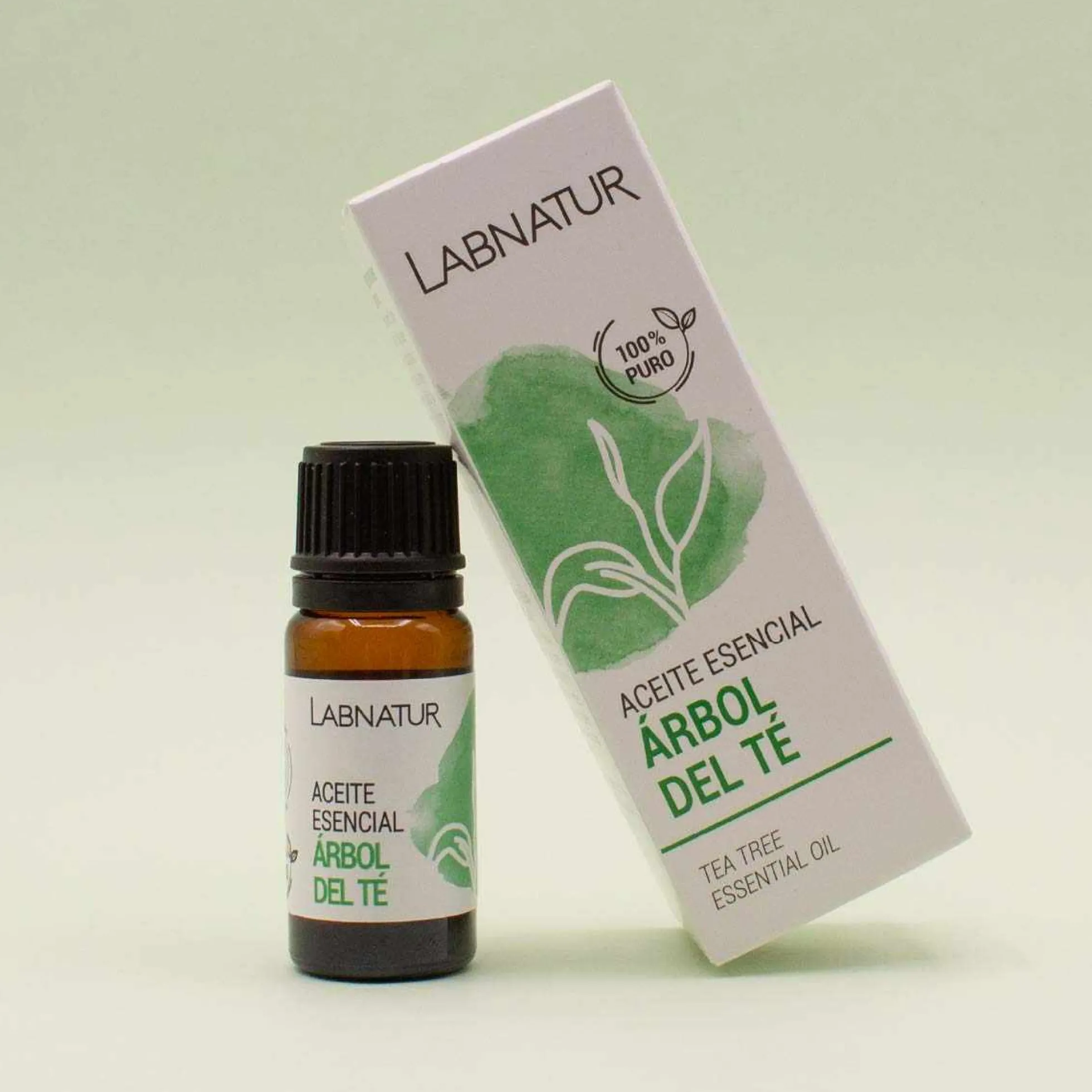 Aceite Esencial de Árbol del Té 100% Puro Labnatur 10 ml | Purificante | Piel, Cabello, Uñas y Pies | Vegano