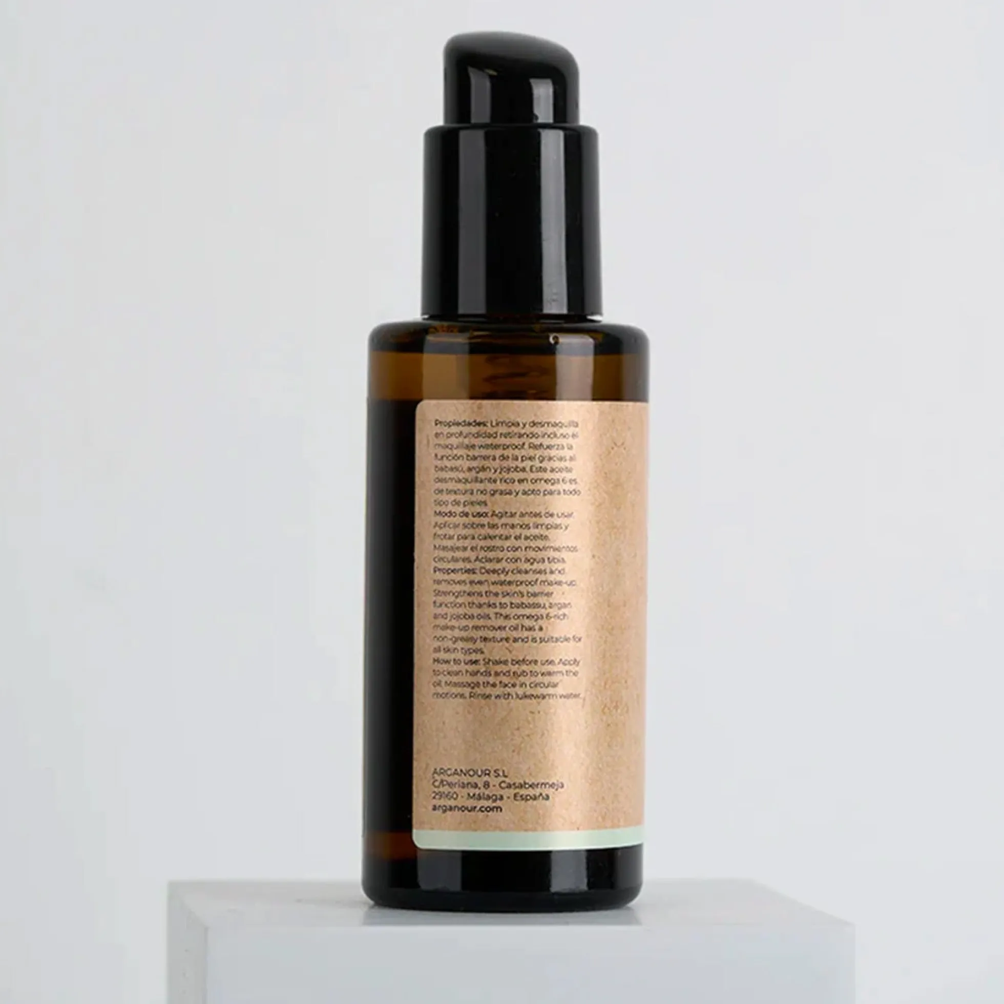 Aceite facial desmaquillante 100ml Arganour