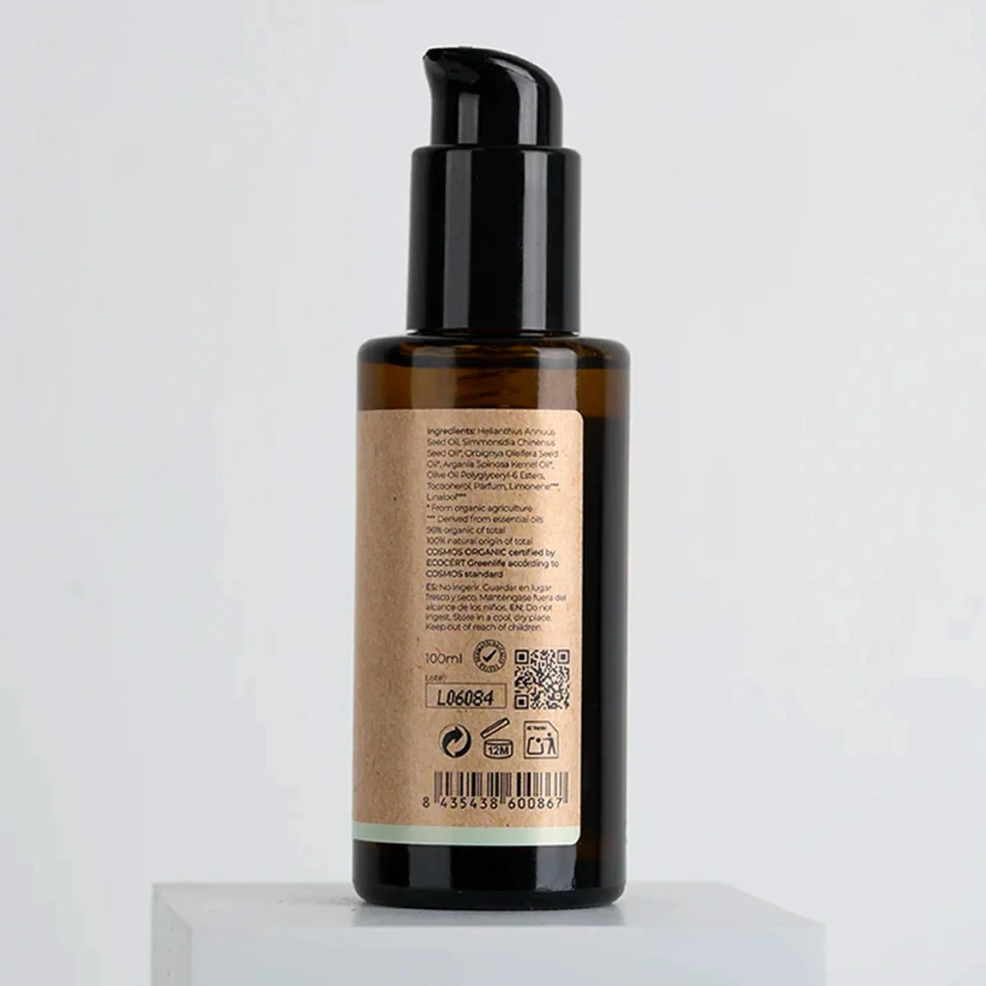 Aceite facial desmaquillante 100ml Arganour