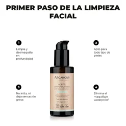 Aceite facial desmaquillante 100ml Arganour