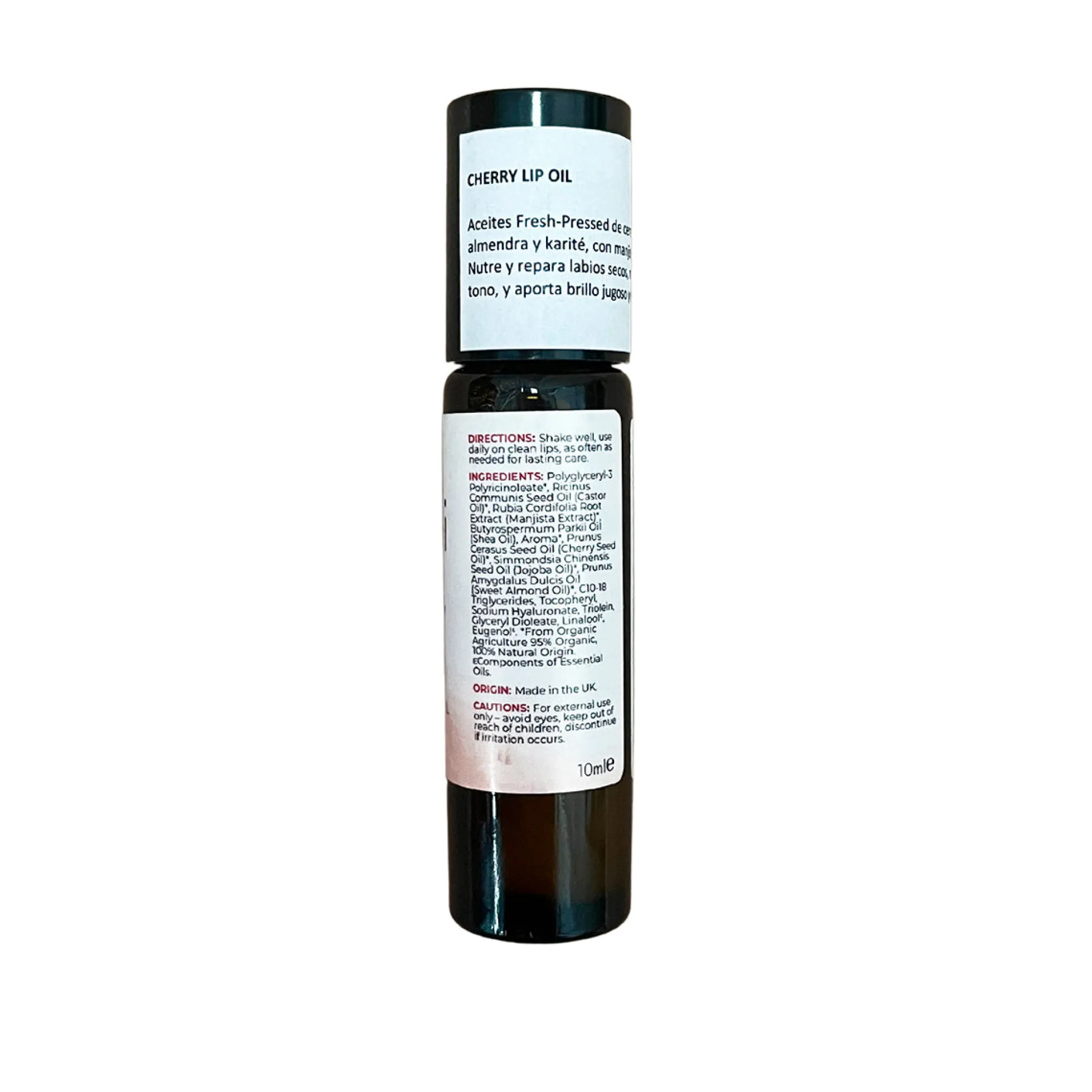 Aceite Labial de Cerezas orgánico Fushi 10ml