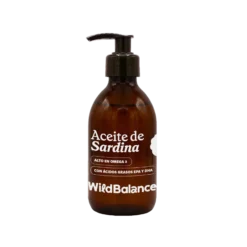 Aceite natural de sardina Wild Balance 250 ml