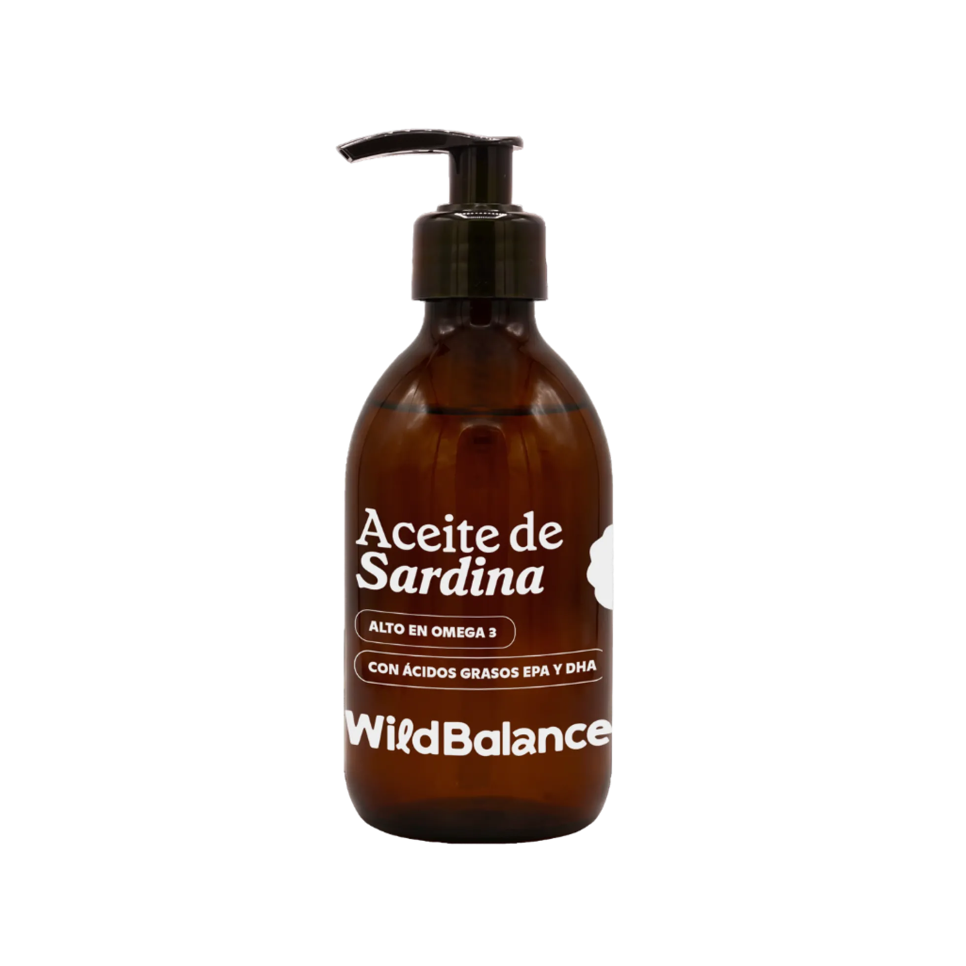 Aceite natural de sardina Wild Balance 250 ml