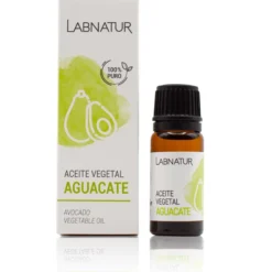 Aceite Vegetal de Aguacate 100% Puro Labnatur 10 ml | Nutre, Hidrata y Suaviza | Rostro, Cuerpo y Cabello | Vegano