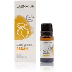 Aceite Vegetal de Argán 100% Puro Labnatur 10 ml | Nutre y Suaviza | Rostro, Cabello, Barba y Uñas | Vegano