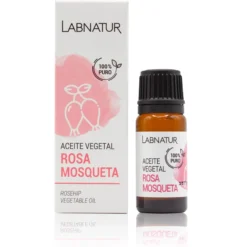 Aceite Vegetal de Rosa Mosqueta 100% Puro Labnatur 10 ml | Regenerada y Suaviza | Rostro, Estrías y Cicatrices | Vegano