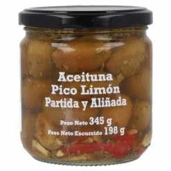 Aceituna Pico Limón partida Aceitunas Losada 345 g