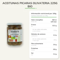 Aceitunas Picaras Olivateria 225G Bio