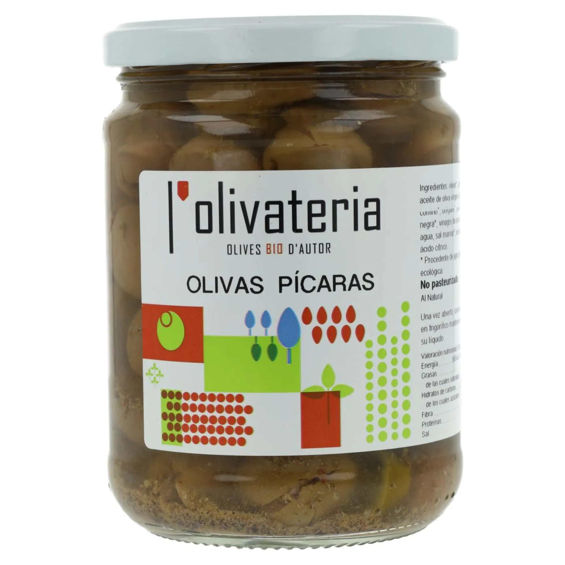 Aceitunas Picaras Olivateria 225G Bio