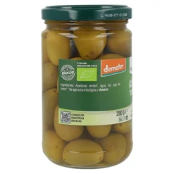 Aceitunas Verdes Gigantes Bio Organica Italia 280 gr