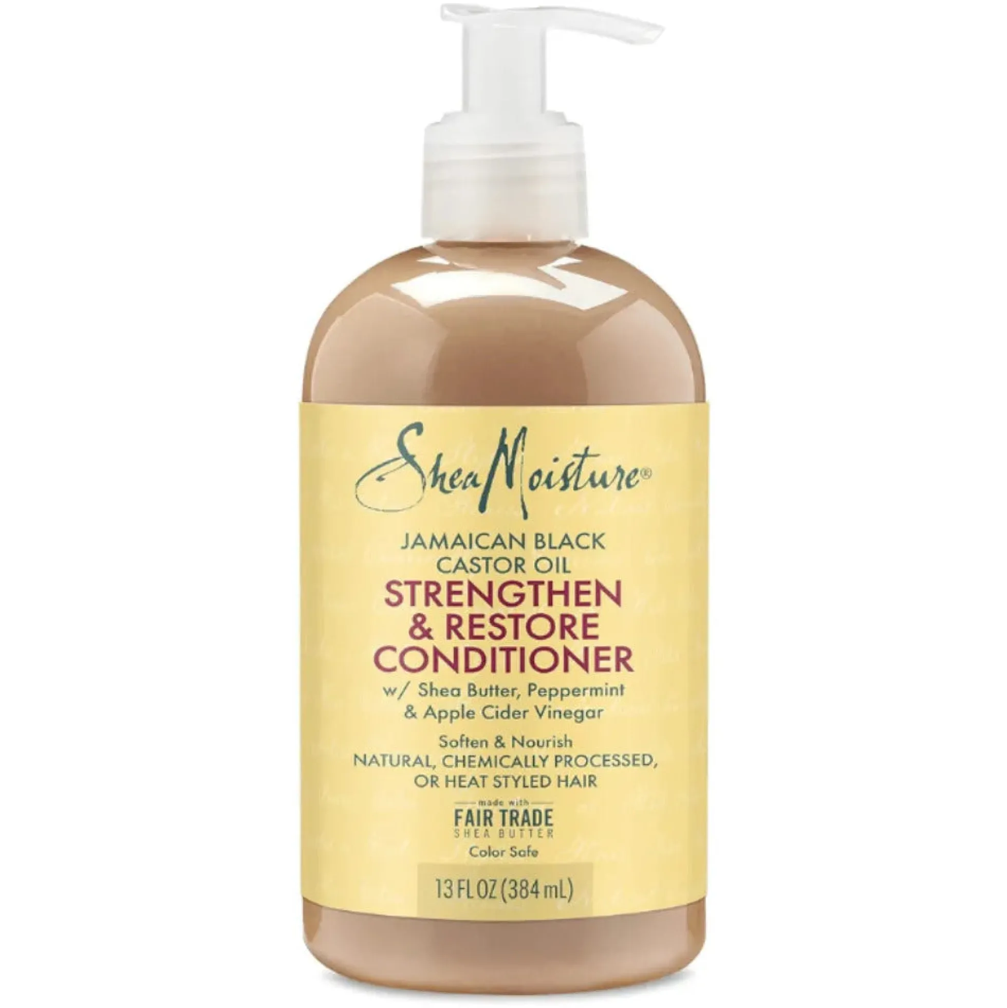 Acondicionador Fortalecedor Aceite De Ricino Negro Jamaicano Shea Moisture 384ml