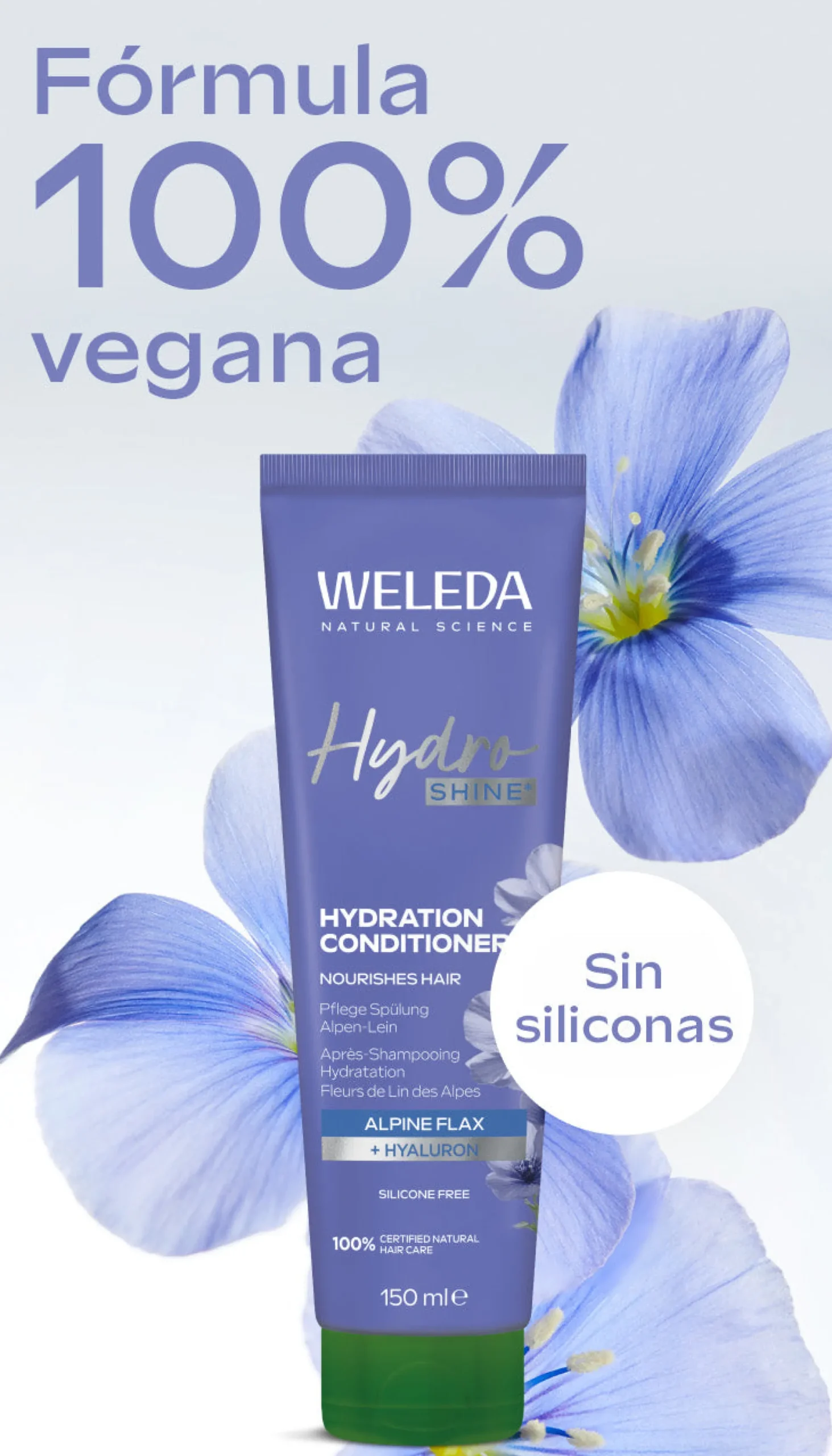 Acondicionador Hidratante HydroShine Weleda 150ml