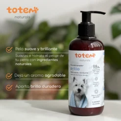 Acondicionador natural para perros suavidad y brillo Totem Naturals 250 ml