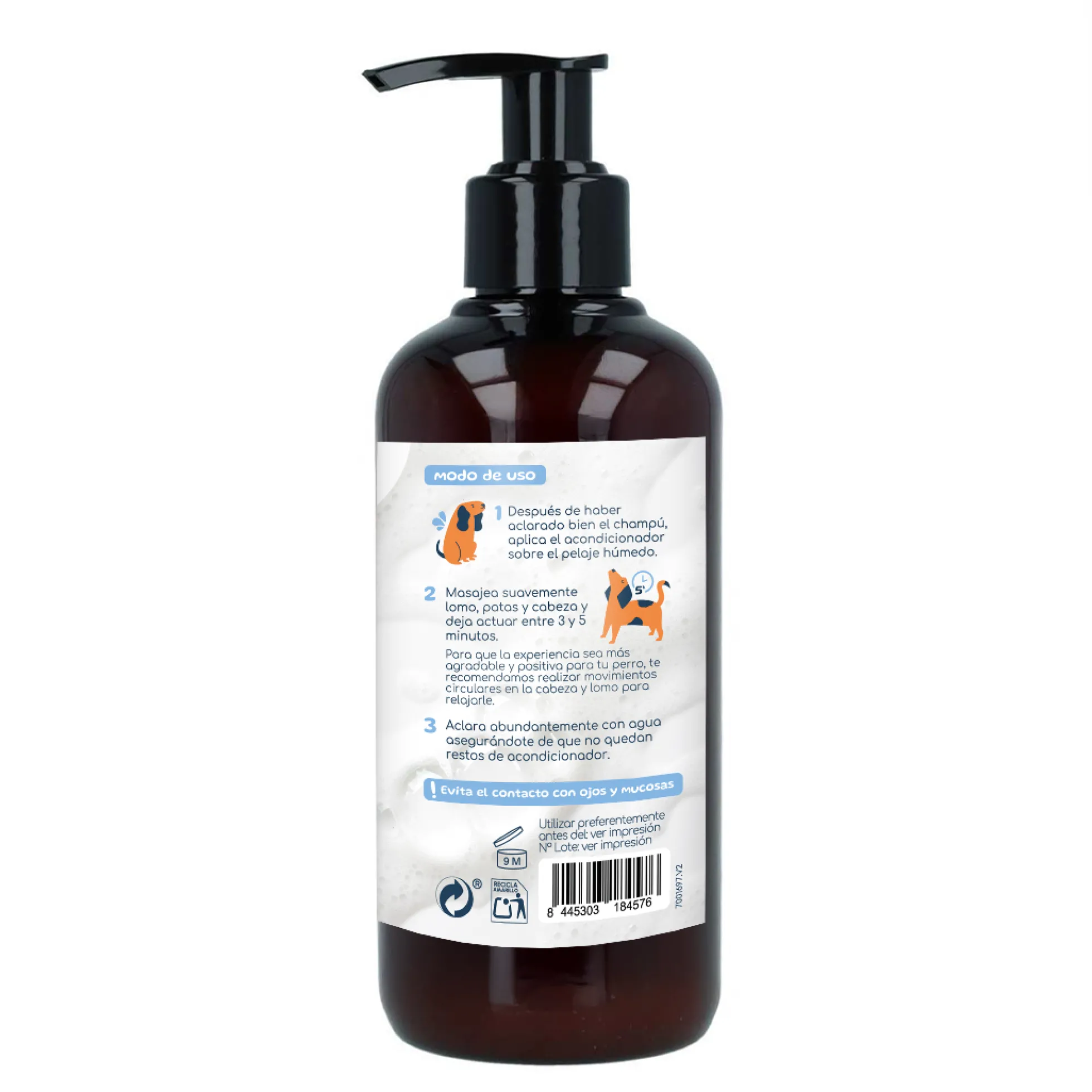 Acondicionador natural para perros suavidad y brillo Totem Naturals 250 ml