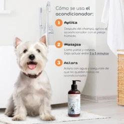 Acondicionador natural para perros suavidad y brillo Totem Naturals 250 ml