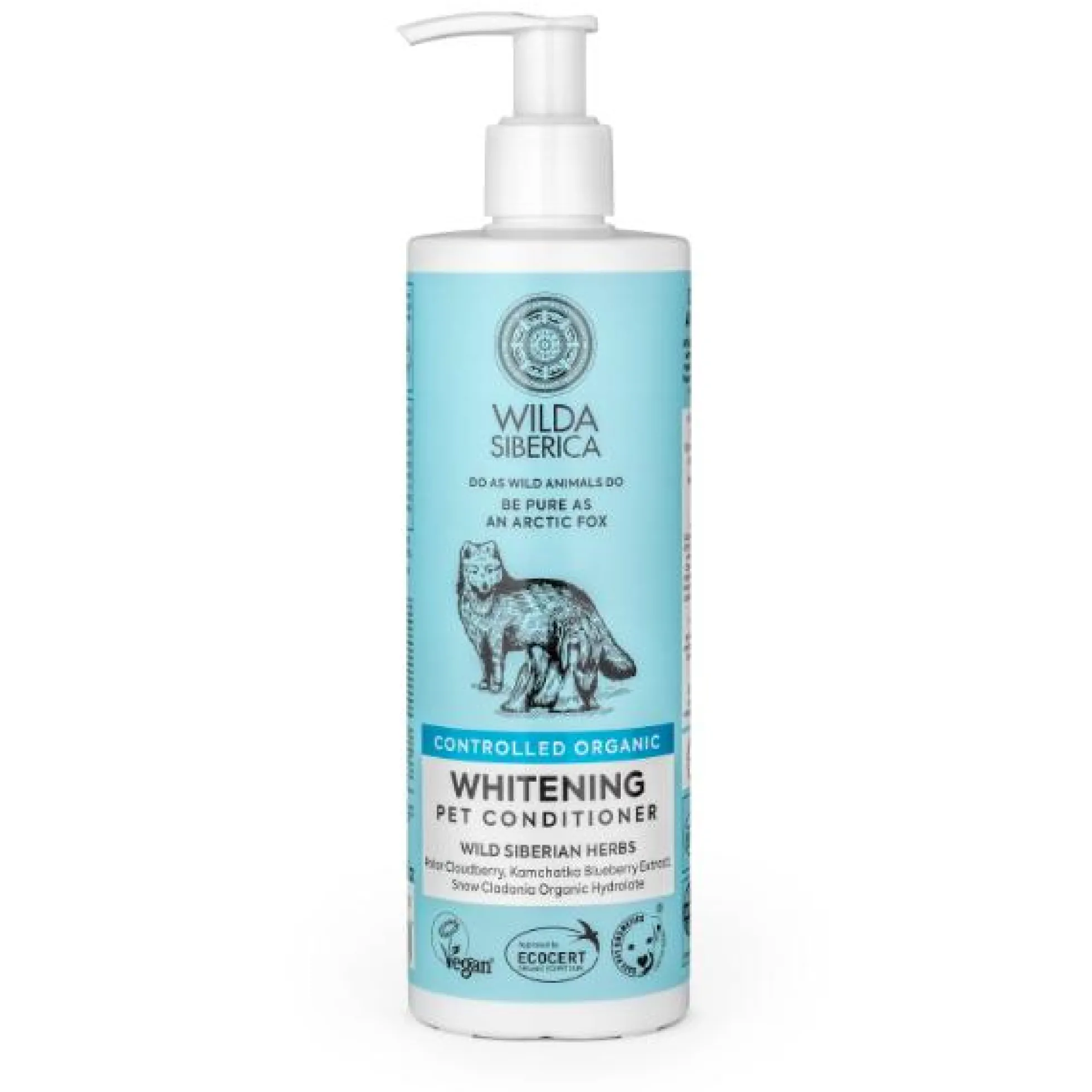 Acondicionador para pelo blanco de mascotas Natura Sibérica 400 ml
