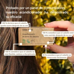 Acondicionador sólido con aceite de cáñamo Neutral sin perfume Comme Avant 45 g