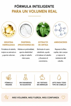 Acondicionador Voluminizador Con Queratina
