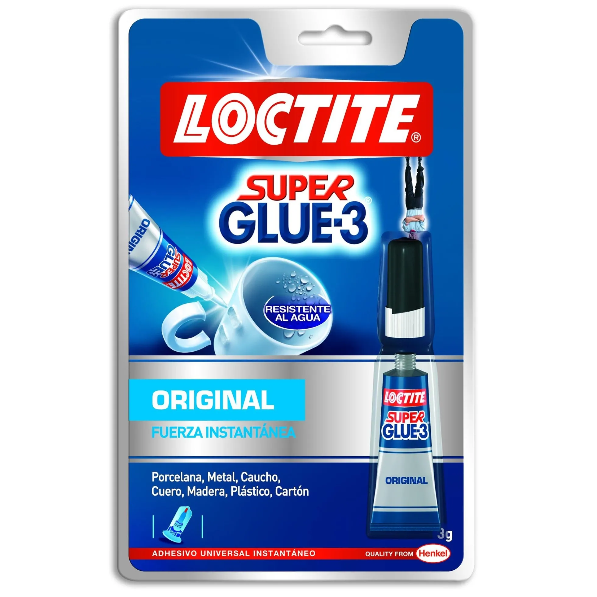 Adhesivo universal instantáneo Loctite SuperGlue-3 3 g