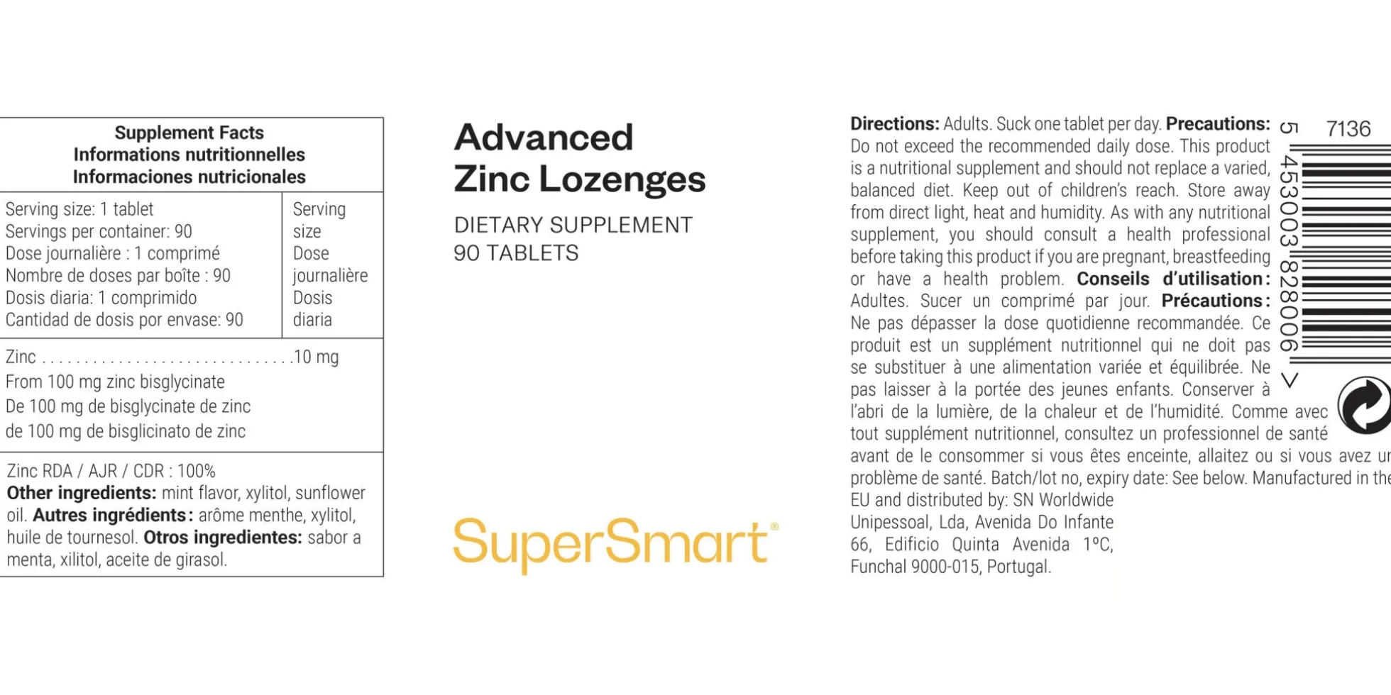 Advanced Zinc Lozenges