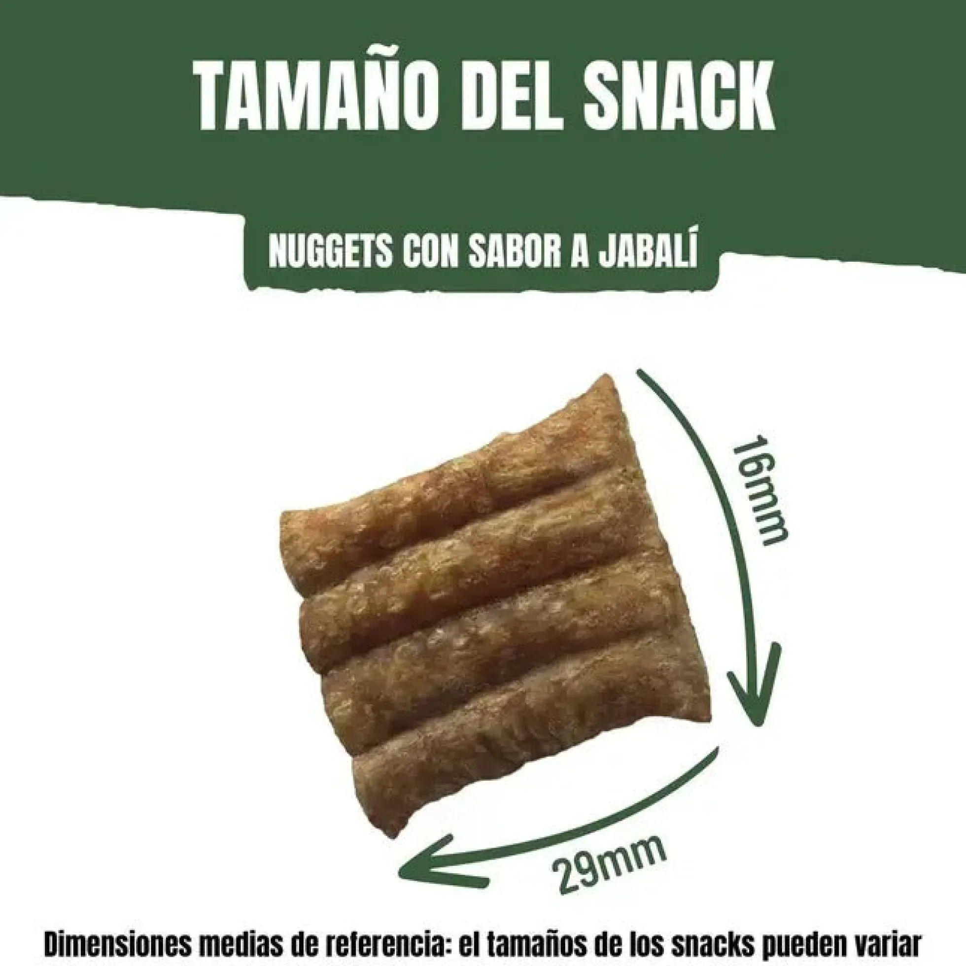 AdVenturos Nuggets Jabalí salvaje 90 g