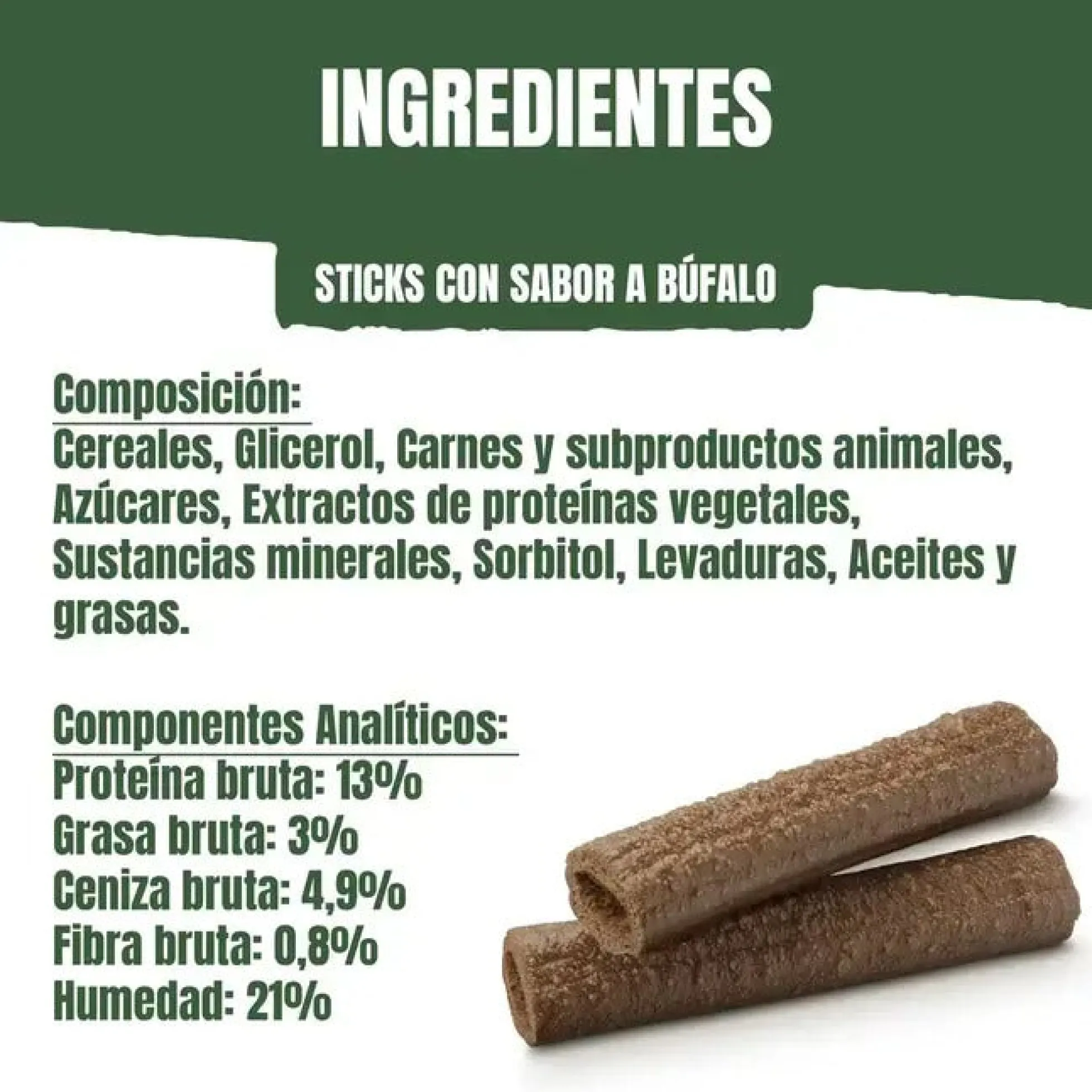 AdVenturos Sticks Búfalo salvaje 120 g