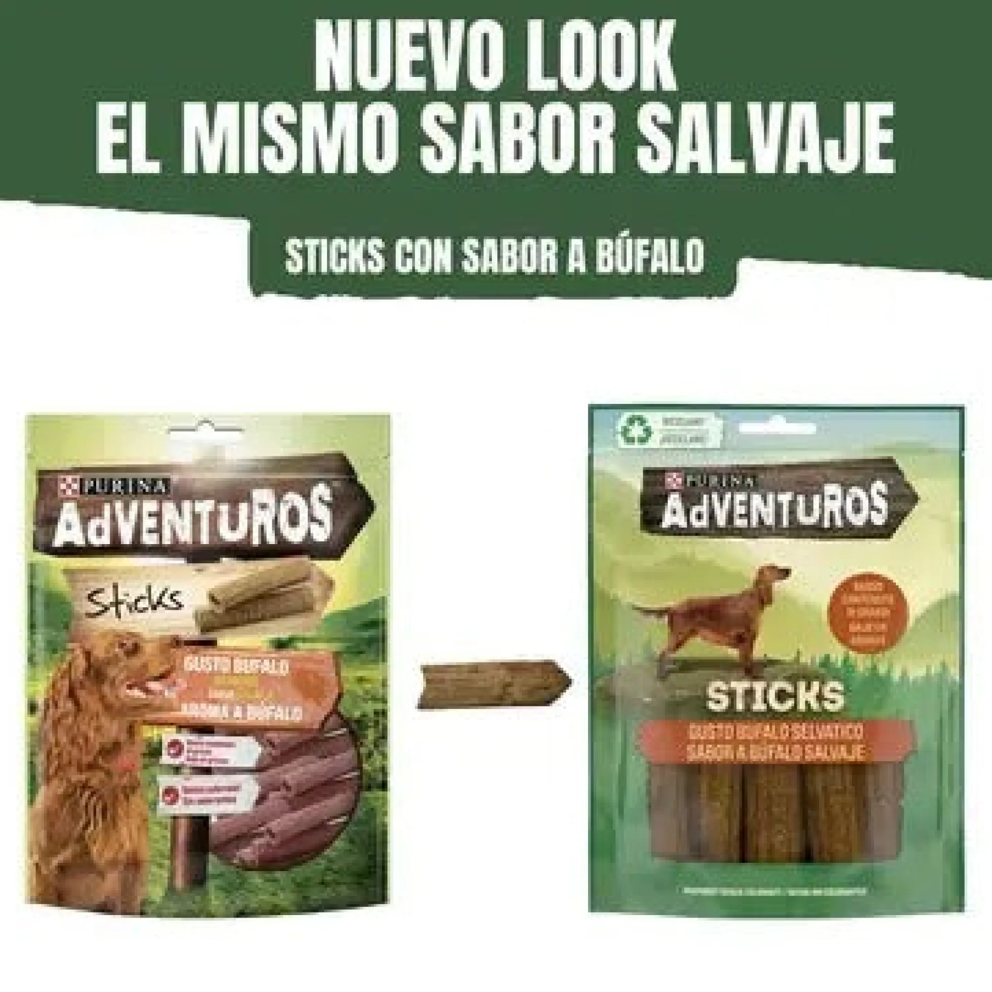 AdVenturos Sticks Búfalo salvaje 120 g