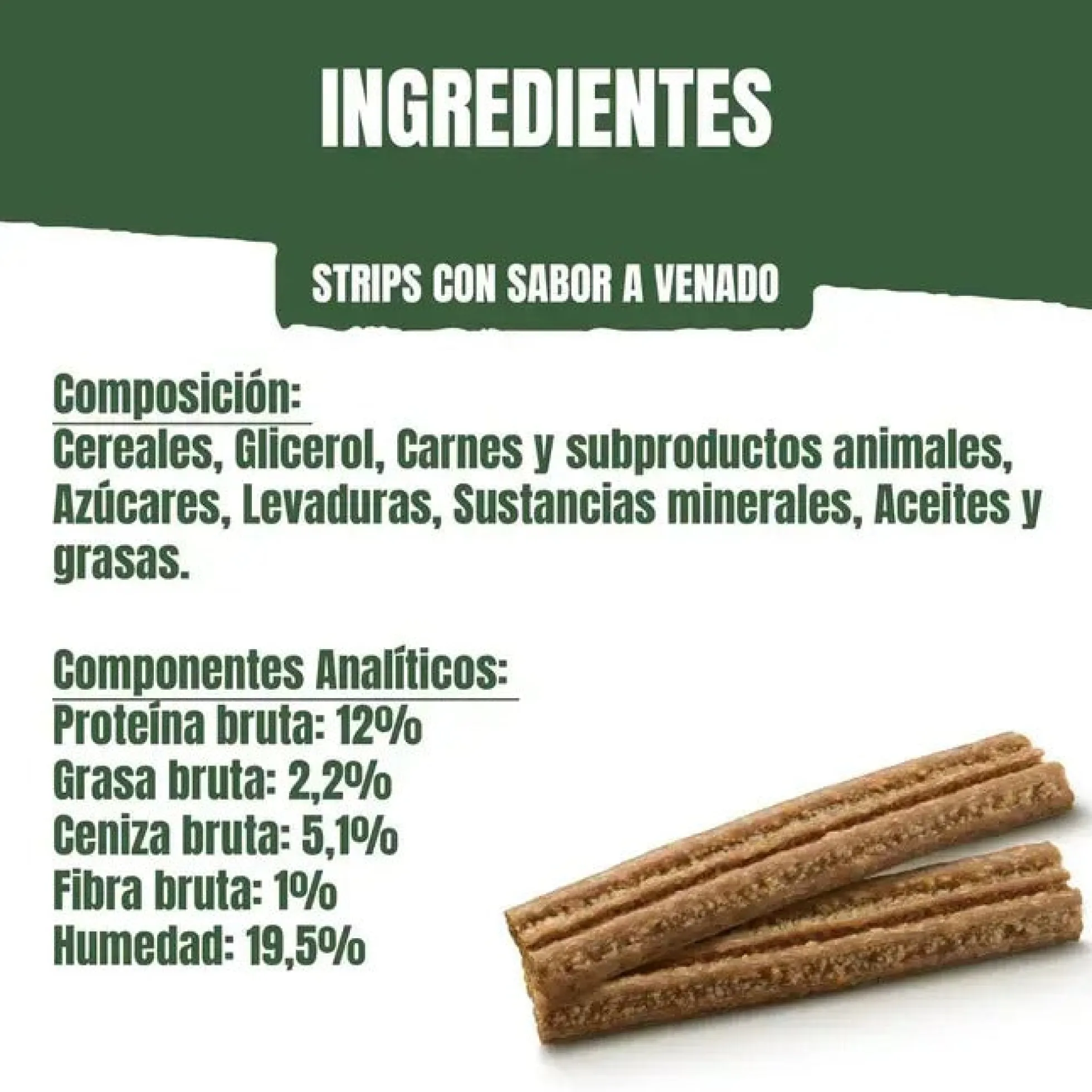 AdVenturos Strips Venado salvaje 90 g