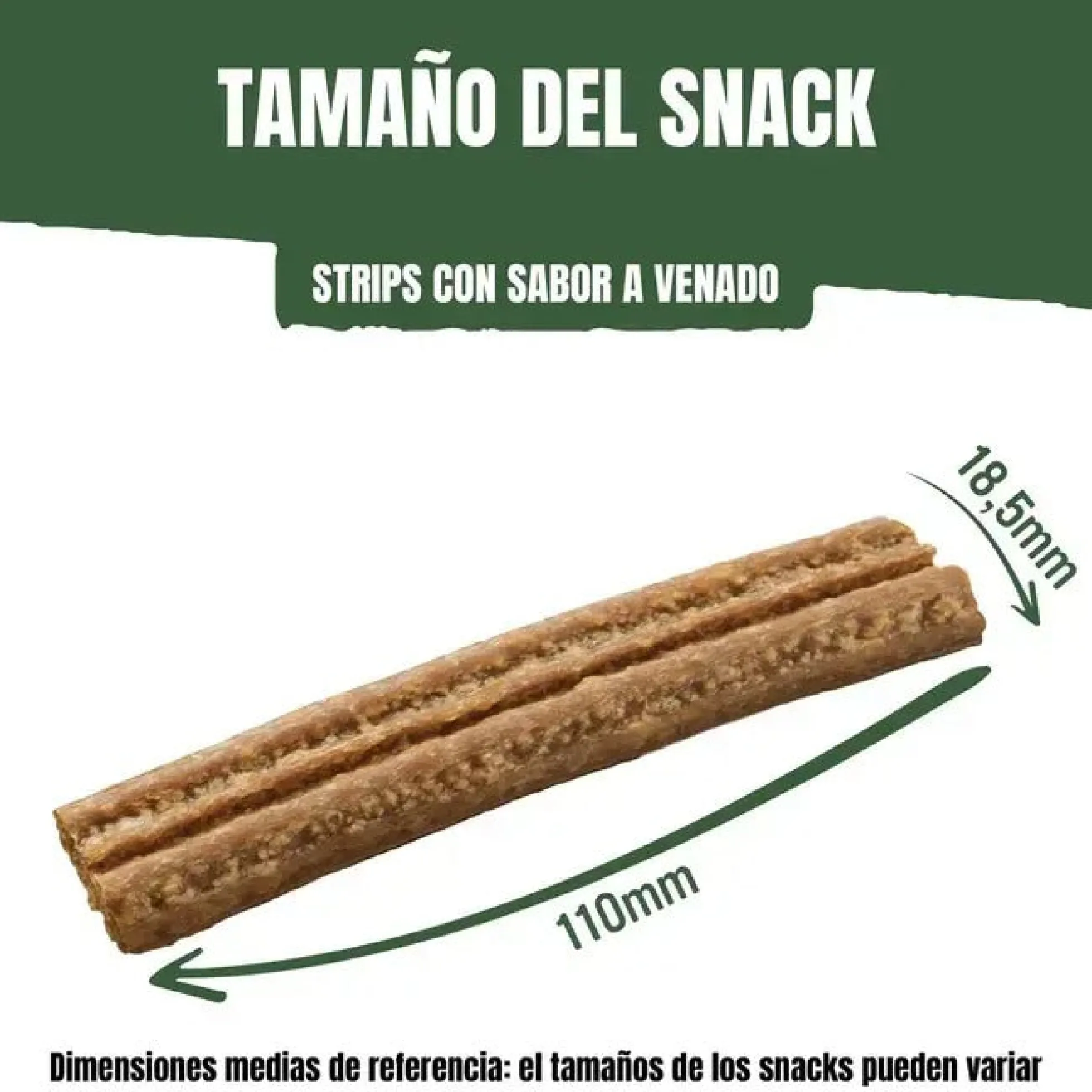 AdVenturos Strips Venado salvaje 90 g