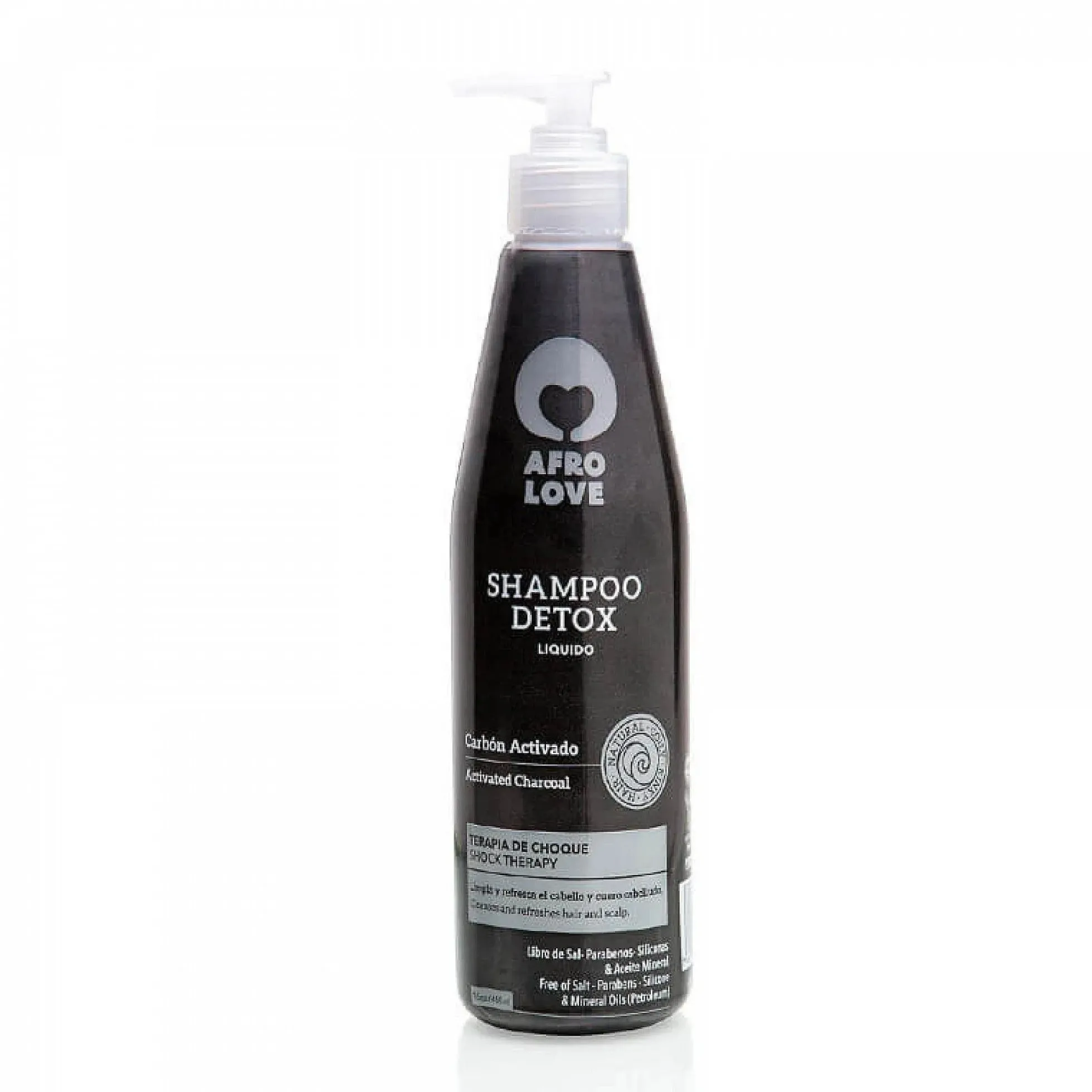 Afro Love Champú Detox Carbón Activado 450ml Xl