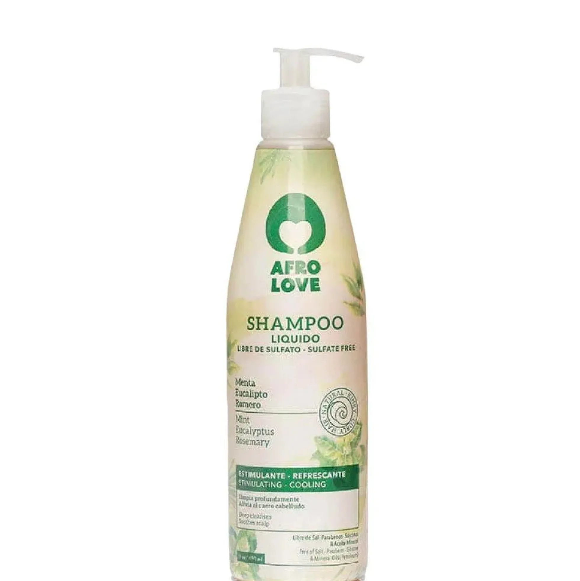 Afro Love Champú Menta Romero 290ml
