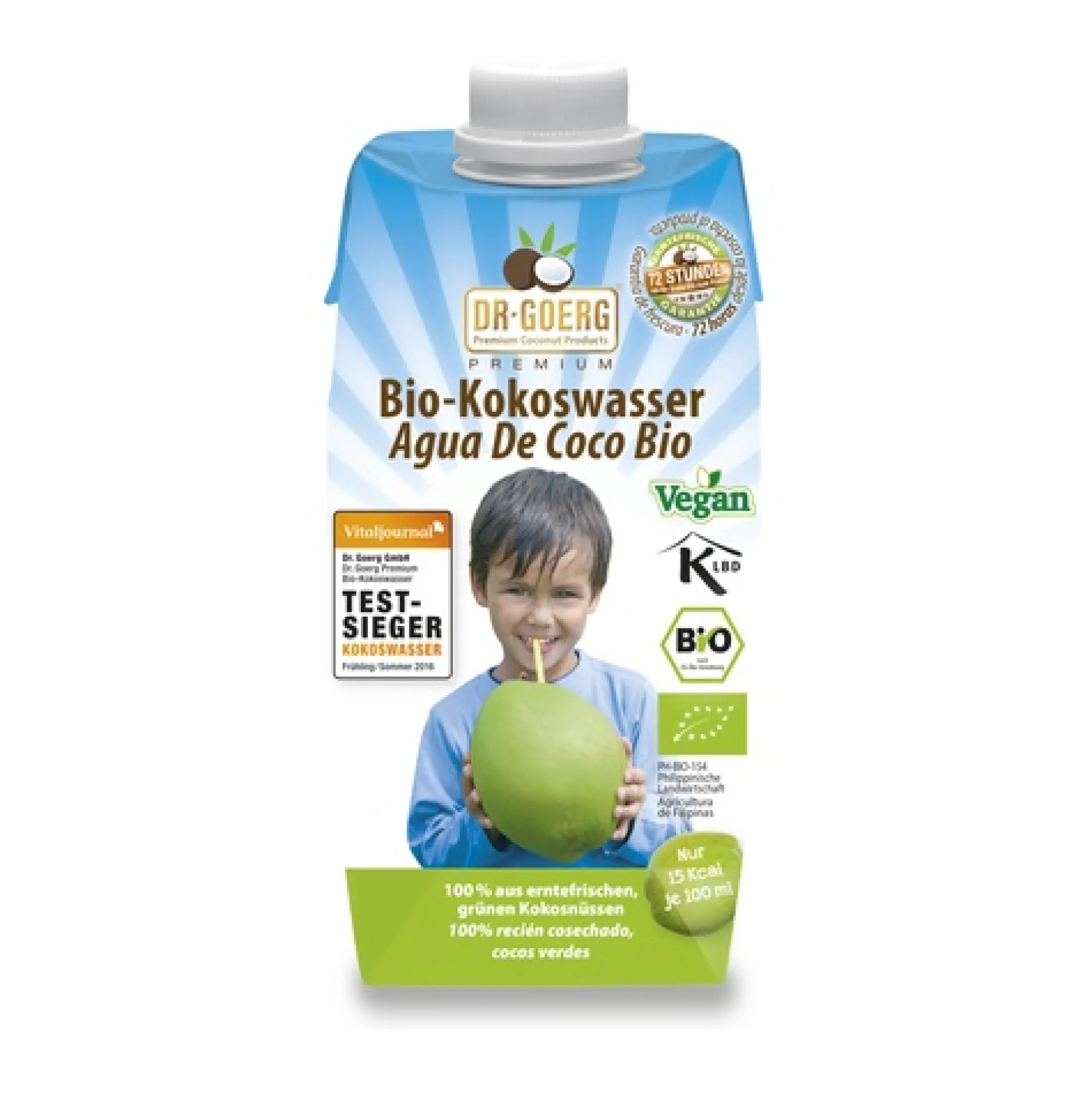 Agua de coco Bio Dr. Goerg 330 ml