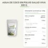 Agua de coco en polvo Salud Viva 100 g