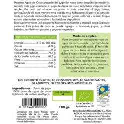 Agua de coco en polvo Salud Viva 100 g