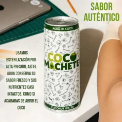 Agua De Coco Natural 100%, Pack 12 Latas X 310 Ml
