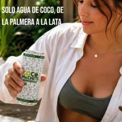 Agua De Coco Natural 100%, Pack 12 Latas X 310 Ml