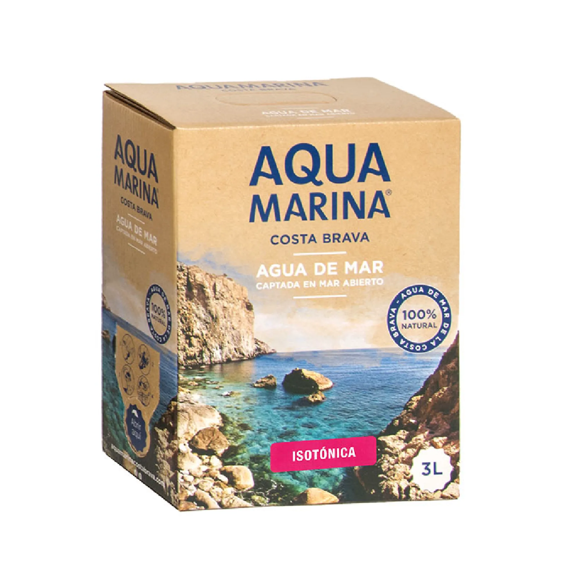 Agua De Mar Isotónica B&B Aquamarina 3 L.