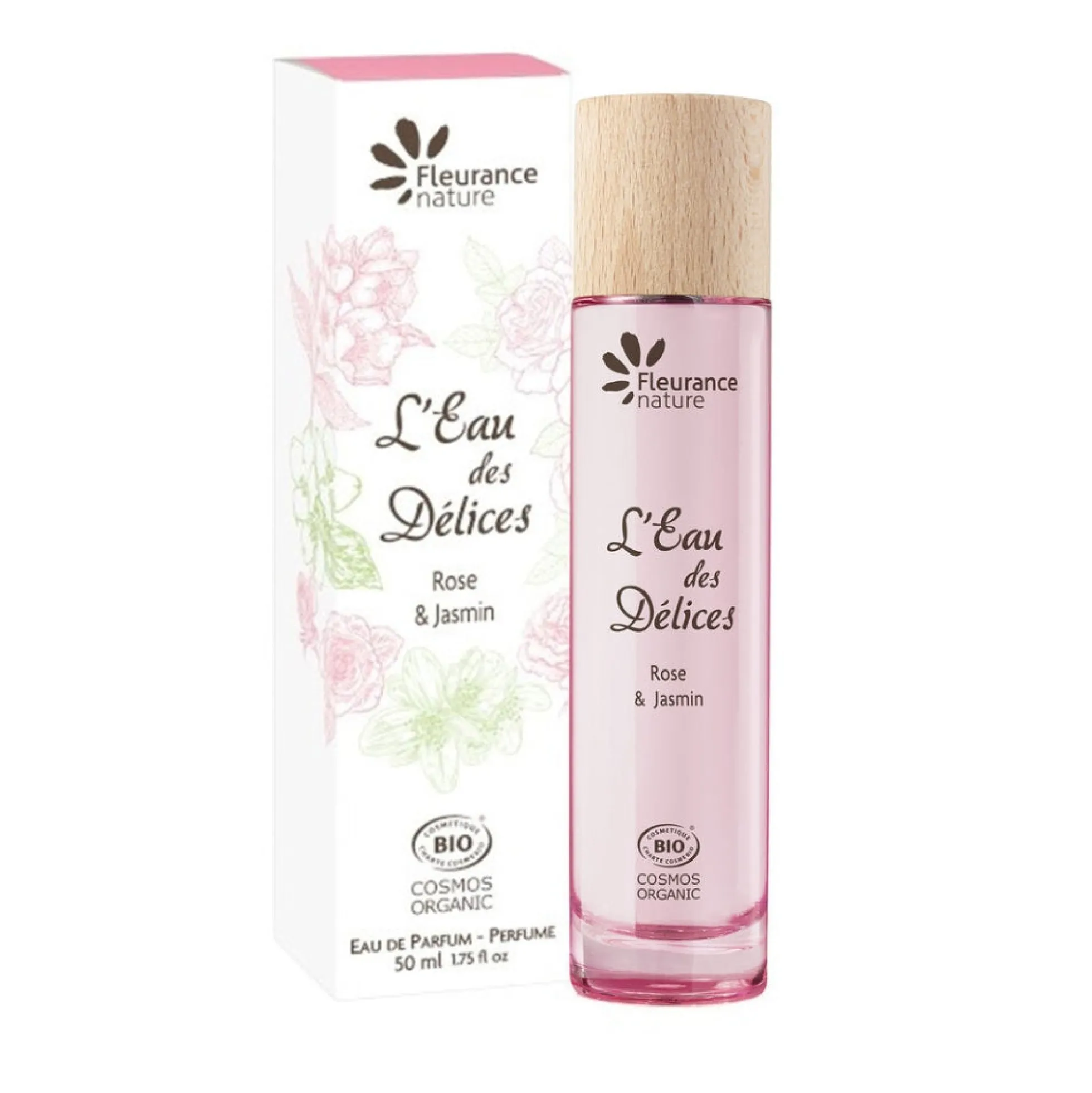 Agua De Perfume Rosa Y Jazmín Fleurance Nature 50ml
