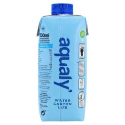 Agua en Cartón Aqualy 330 ml.