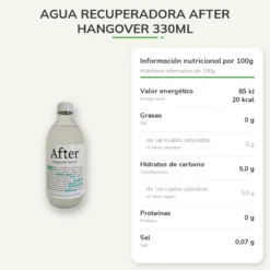 Agua Recuperadora AFTER Hangover 330ml