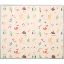 Aiyaplay Alfombra Bebé Acolchada Plegable Reversible 150x180 Cm Multicolor
