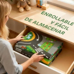 Aiyaplay Alfombra Infantil Carretera De Ciudad 200x150 Cm Antideslizante