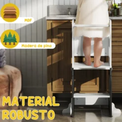 Aiyaplay Torre De Aprendizaje En Forma De Coche Convertible En Mesa Y Silla