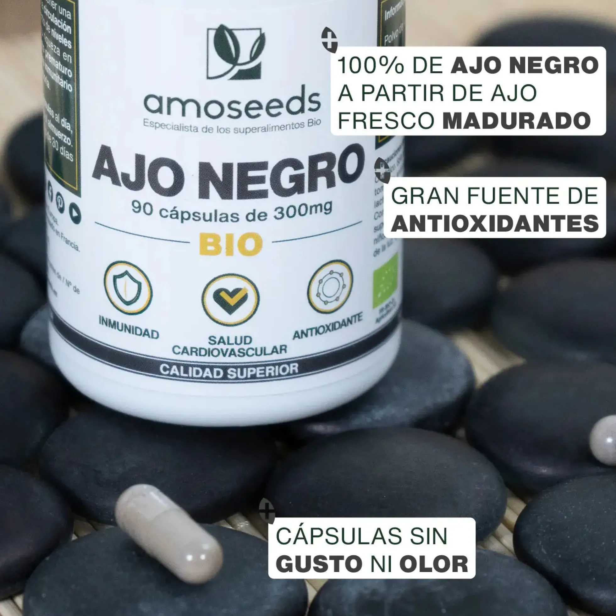 Ajo Negro Bio | 90 Cápsulas