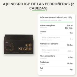 Ajo Negro IGP de las Pedroñeras (2 cabezas)